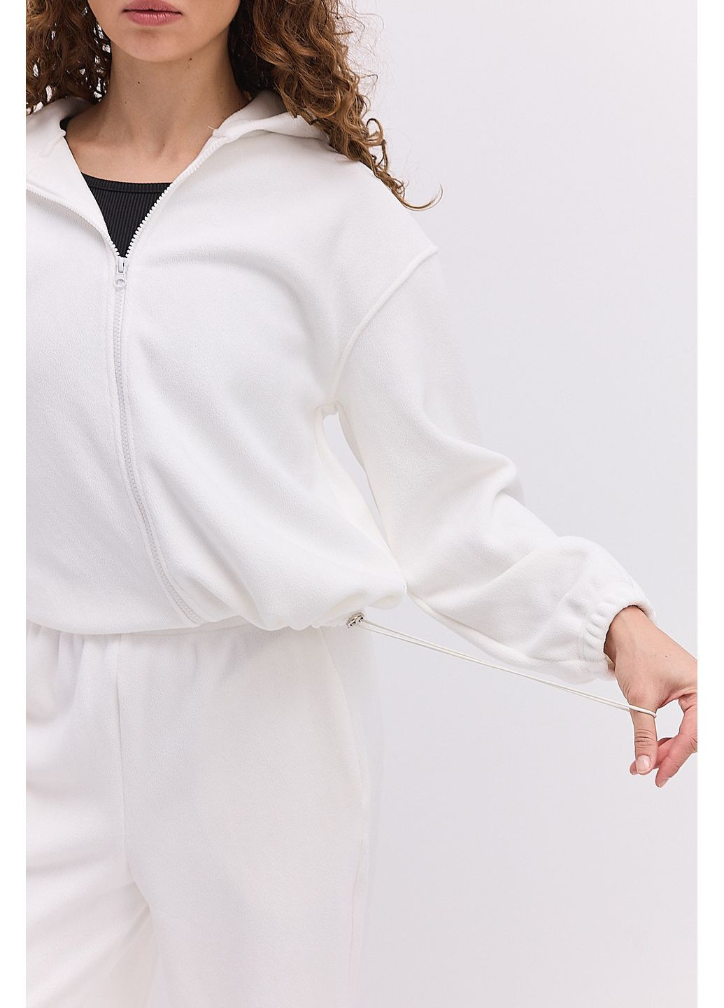 Жіночий спортивний костюм з флісу з зіп-худі і прямими штанами Arjen (362556037)