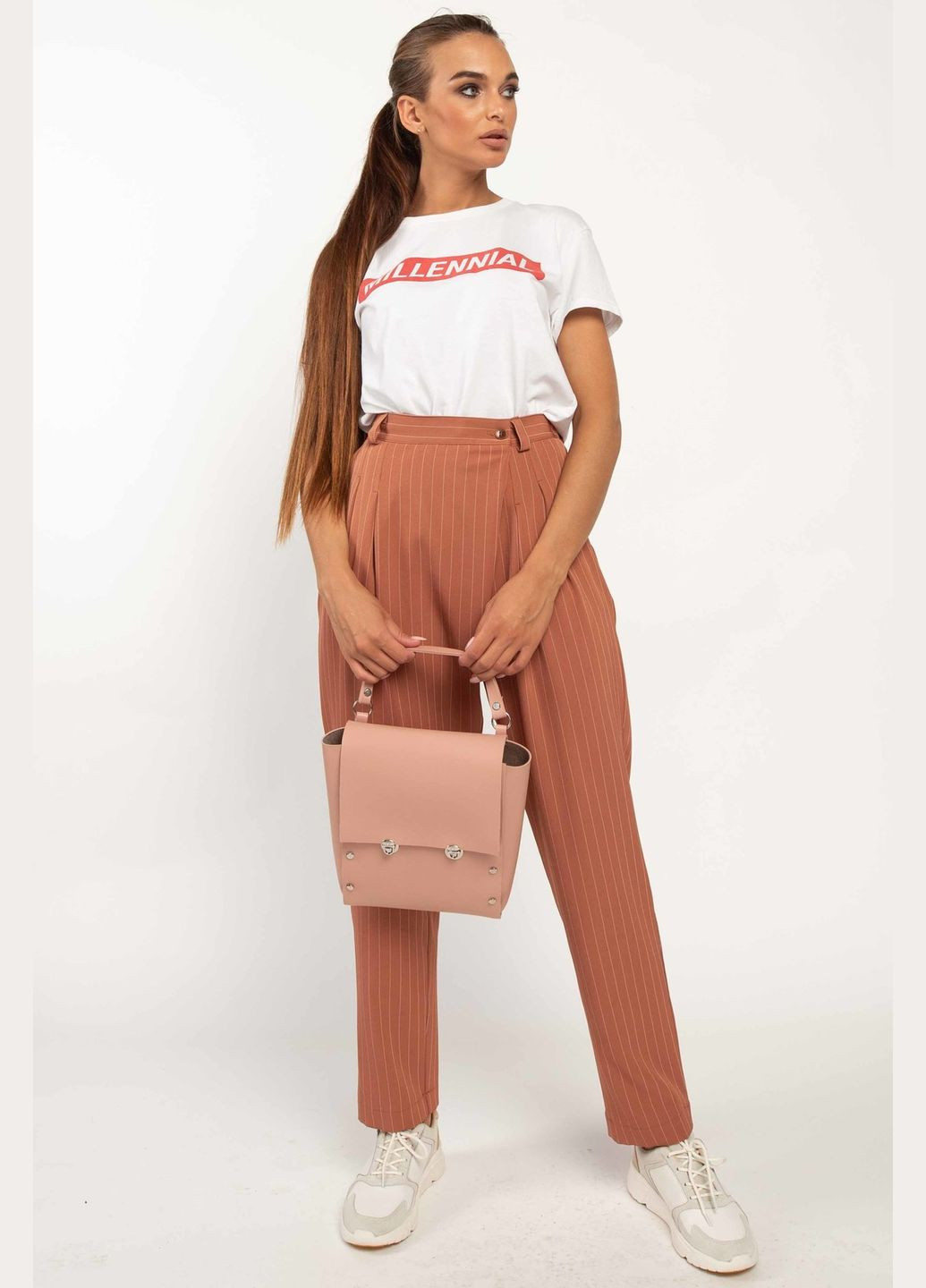 Жіночі брюки на запах Берді з високою посадкою (БР 0520) RiMari (366873120)