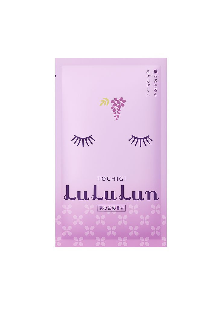 Face Mask Wisteria Flower увлажняющая маска с экстрактом глицинии, 1 шт х 5 уп LuLuLun (356109739)