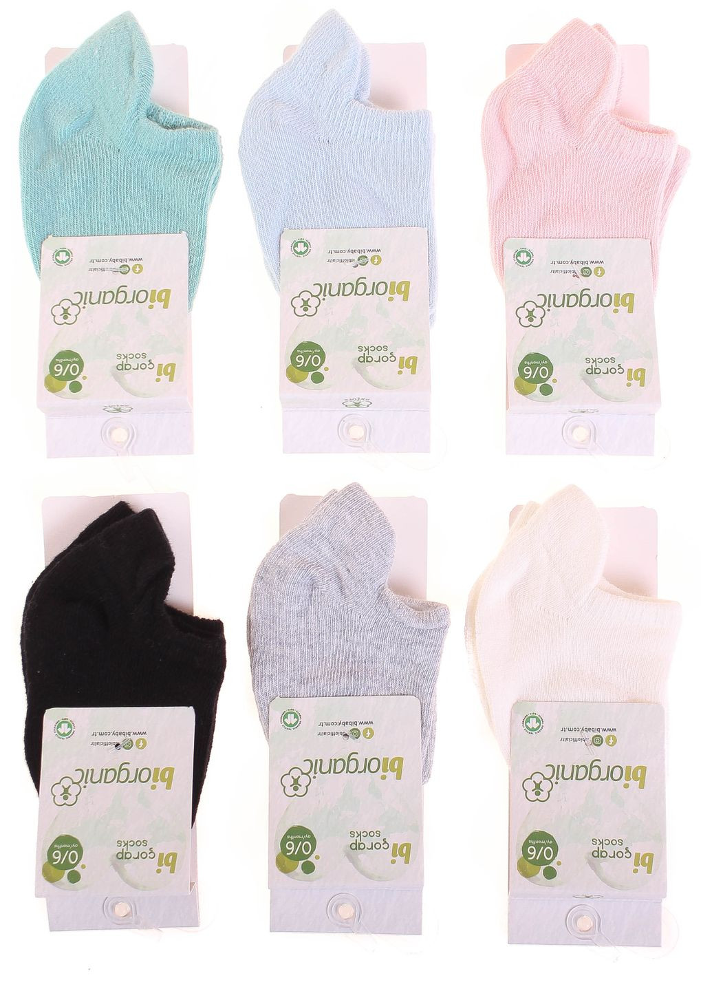 Носки Короткие 6 Шт. 68389@6 Mix BiBaby (322561175)