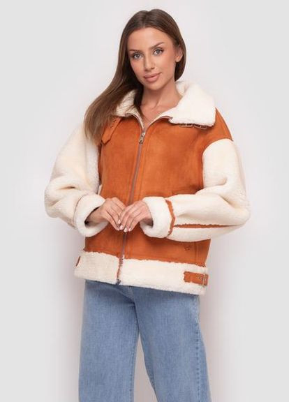 Дубленка 88-89386-60-SA Fox/White 138# SAM MK Samange (313105486)