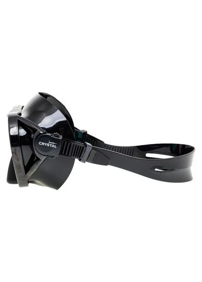 Маска Crystal Black с просветленным стеклом Marlin (328597229)