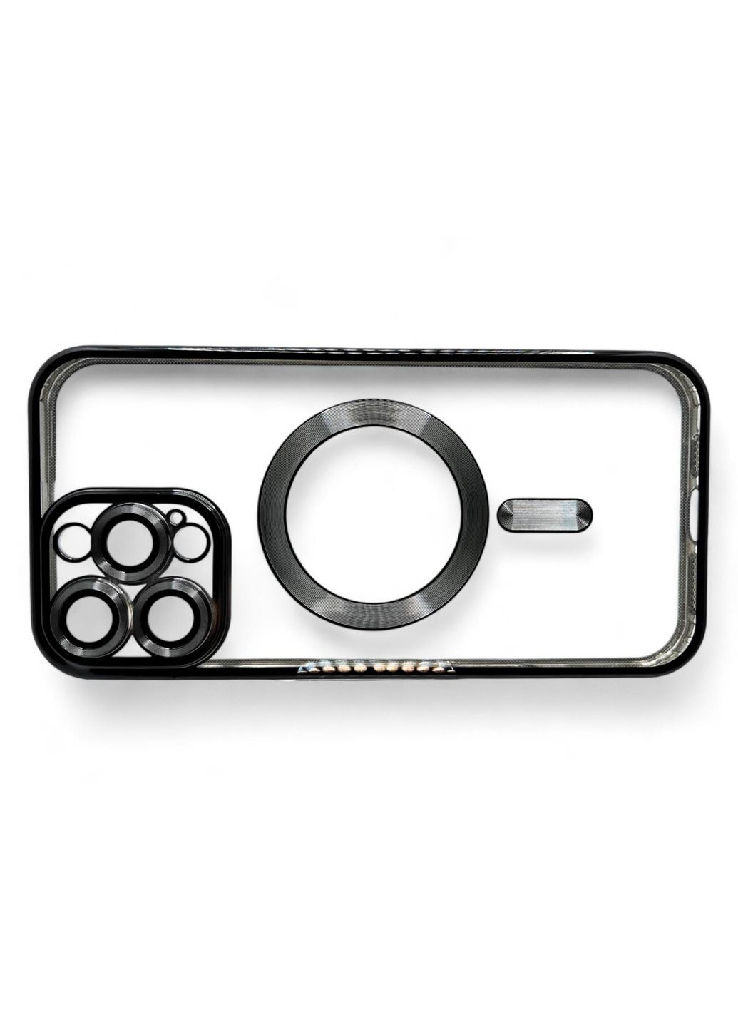 Чехол-накладка TPU Chrome Case MagSafe для Apple iPhone 16 Pro Black (712080) BeCover (351559954)
