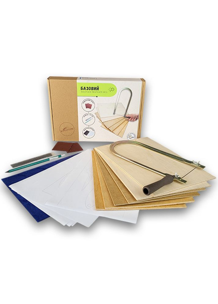Комплектация: набор для творчества. Набор для работы. Набор для выпиливания лобзиком "БАЗОВЫЙ". №72 KOGOTOK (335056188)