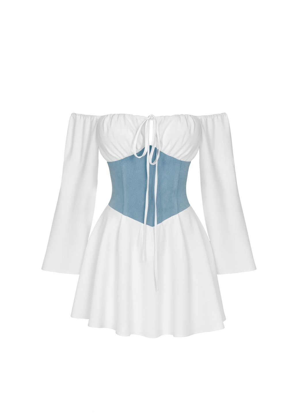 Білий сукня хелен Mollari однотонна