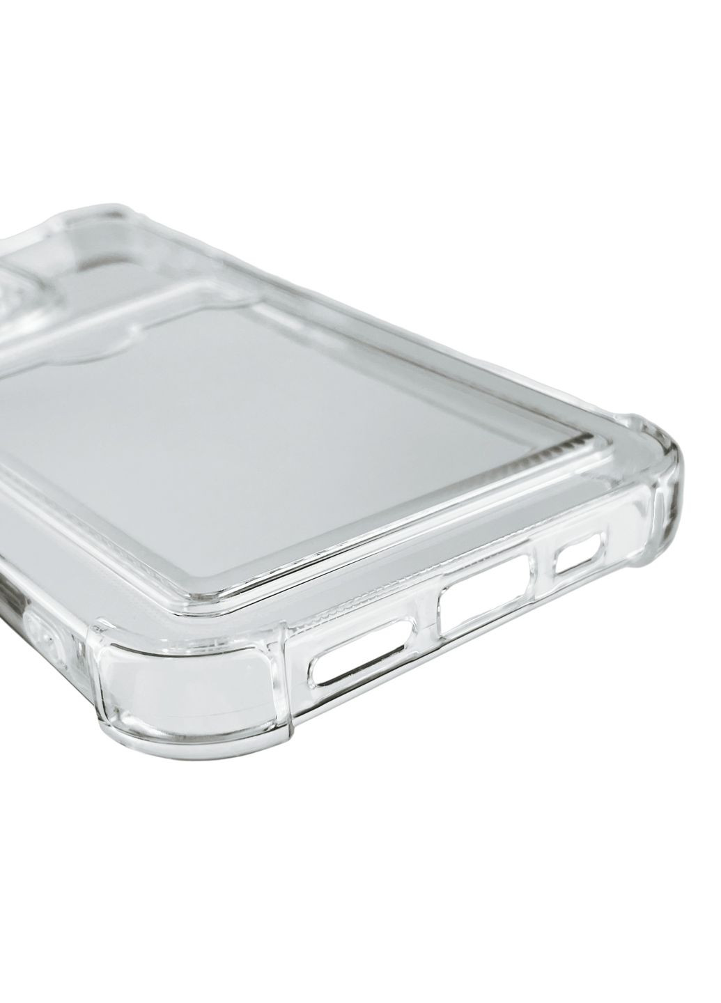 Чохол для iPhone 13 Pro з бронь кутами з кишенею для візиток карток k-pop на айфон 13 про прозорий Apple (366020602)