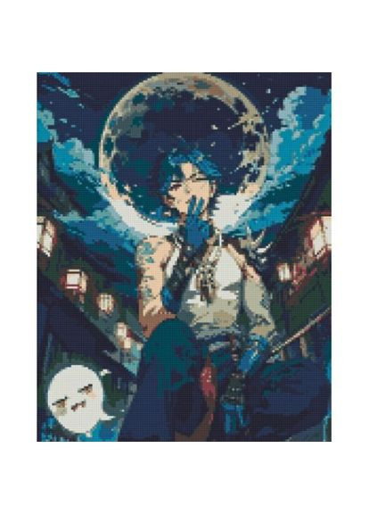 Алмазная мозаика Аниме. Геншин импакт Сяо" 40х50 см Origami (361416583)