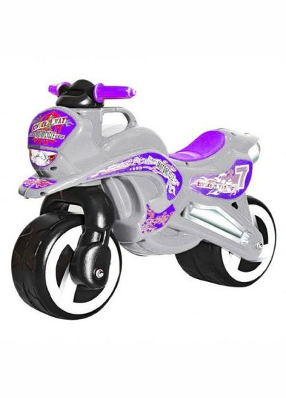 Каталка "Мотоцикл" (серый) MIC (318020285)