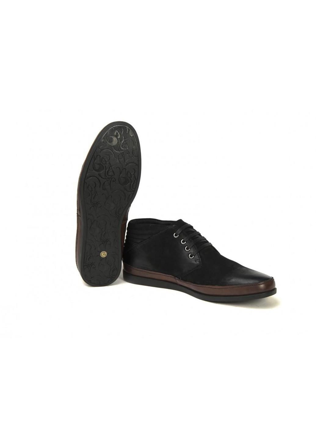 Черные зимние ботинки 7134647 45 цвет черный Roberto Paulo