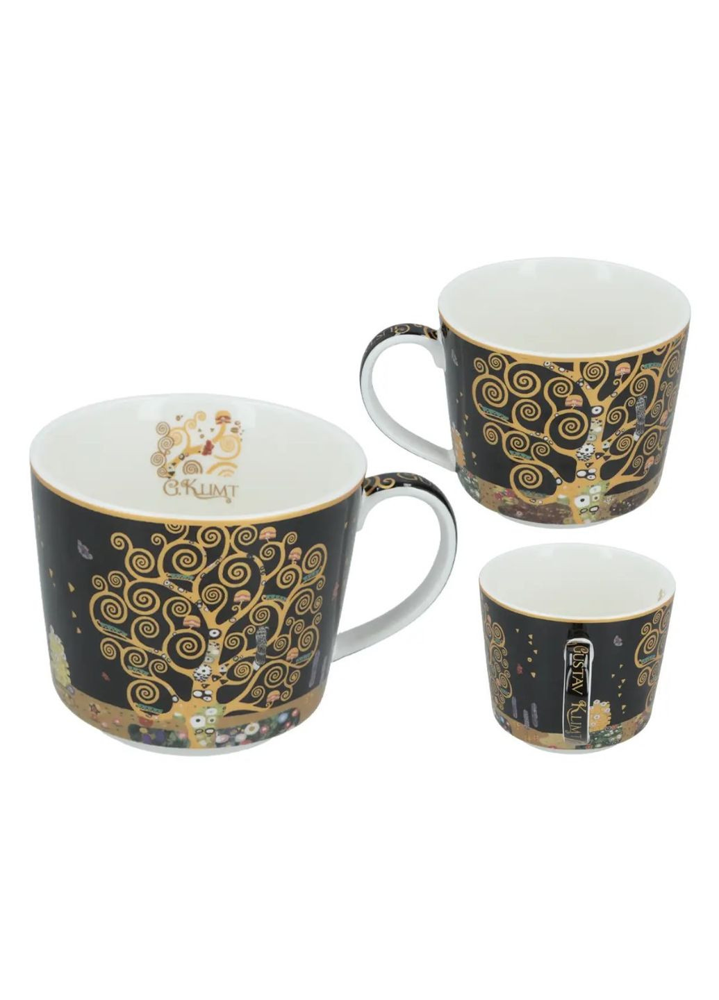 Набір чашка з блюдцем Г. Клімт Дерево життя, 230 мл (532-0061) Carmani (366336554)