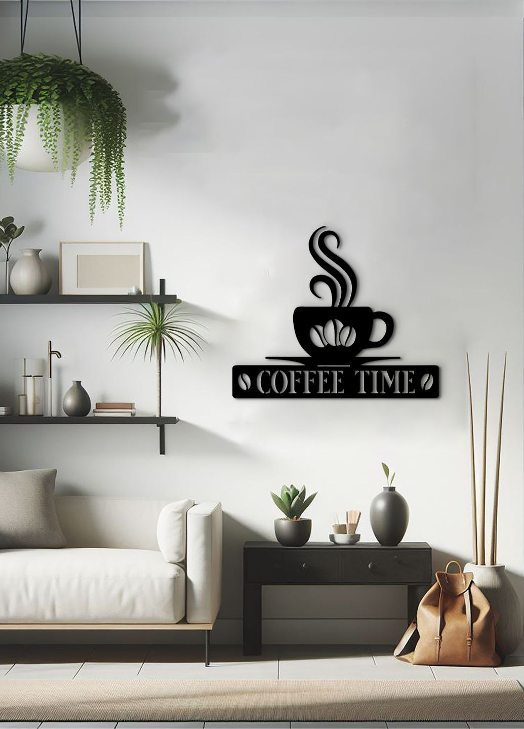 Современная картина на кухню, декор для комнаты "Кофе в зернах", минималистичный стиль 25х30 см Woodyard (291842618)