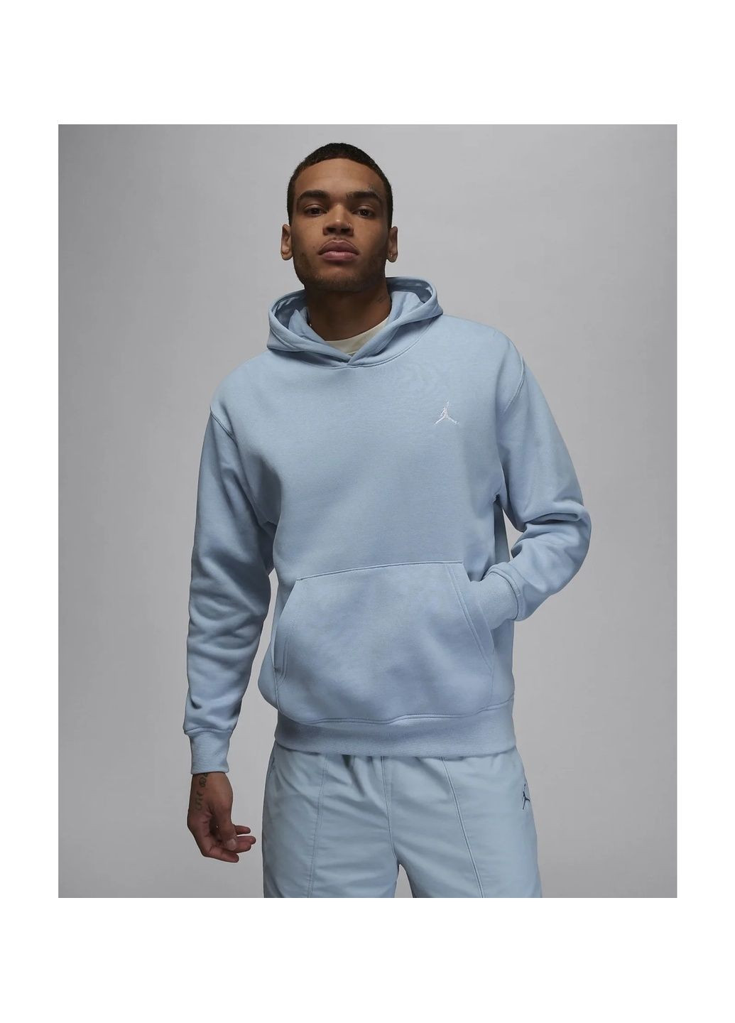 Худи мужские Essentials Fleece Pullover Light Blue Air Jordan (364662465)