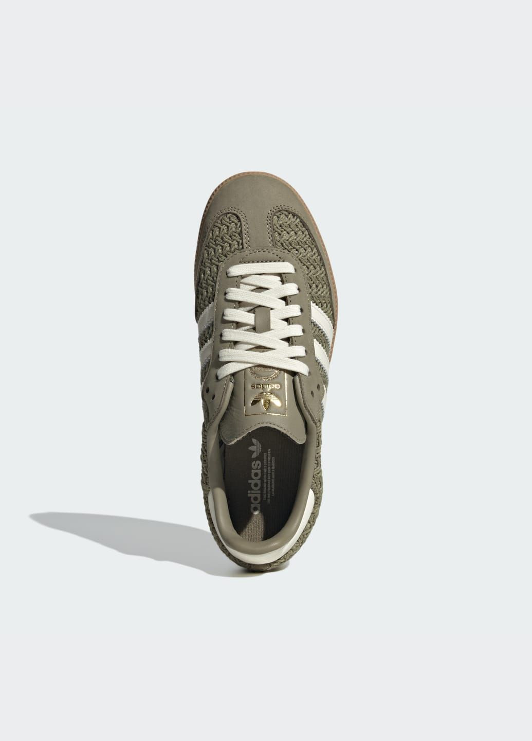 Кроссовки Samba OG adidas зелёные всесезоны (338185035)
