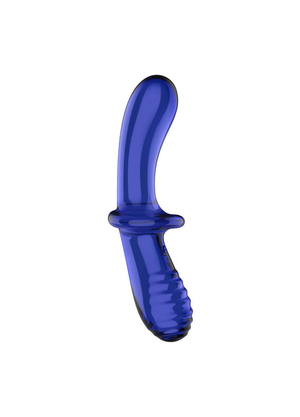 Двосторонній скляний дилдо Double Crystal Light blue, боросилікатне скло, унісекс Satisfyer (335389389)