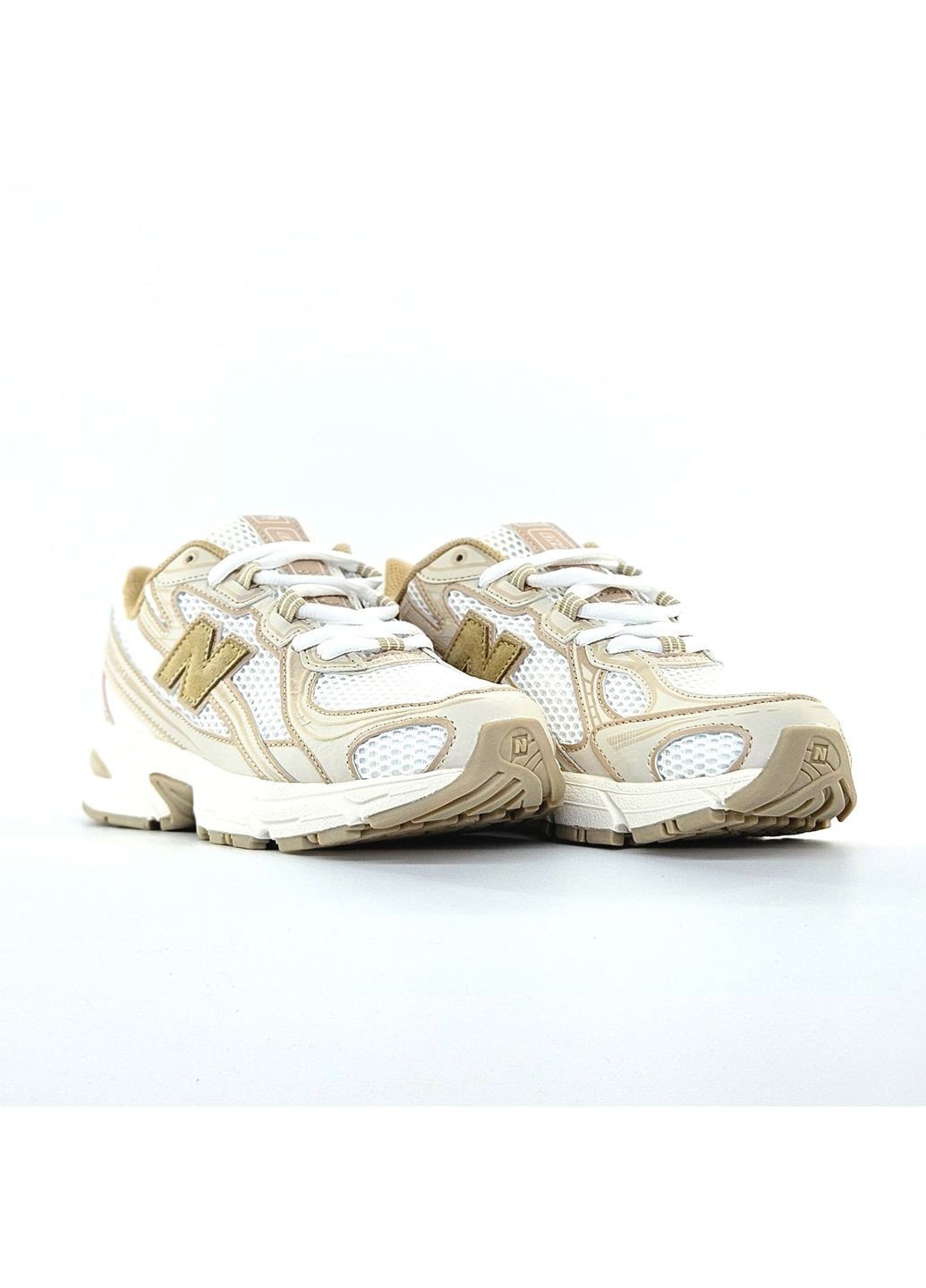 Кроссовки женские New Balance 740 White Yellow beige | Нью Беланс 740 бежевые No Brand бежевые демисезоны (363176566)