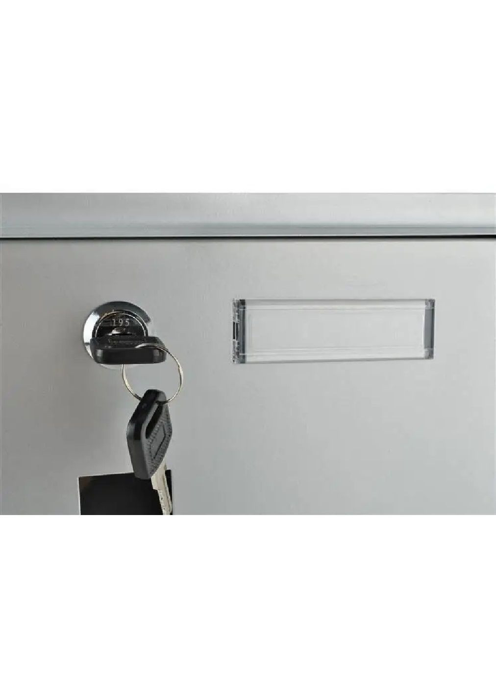 Поштова скринька з місцем тубусом для листів газет листівок нержавіюча сталь з 2 ключами 10х30,7х34 см (476621-Prob) Сіра Unbranded (285752014)