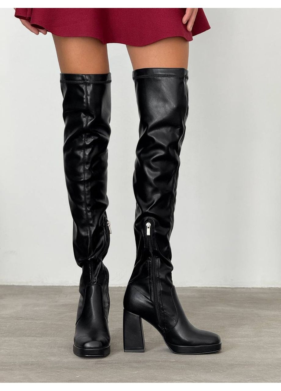 Стильні жіночі ботфорти No Brand (365728520)