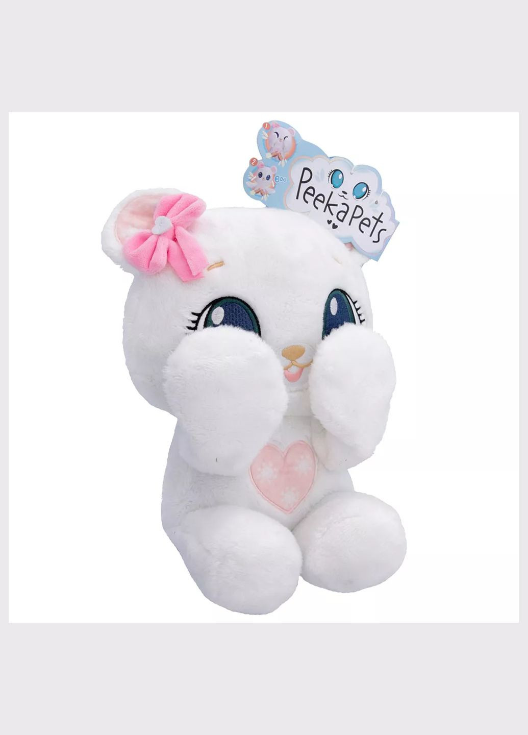 Мягкая игрушка Мишка белый 30 см (907874) Peekapets (326805829)