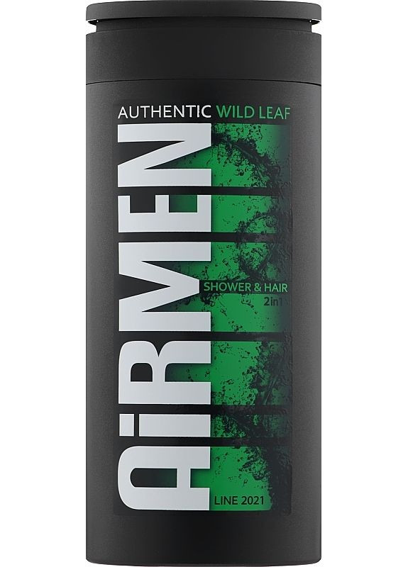 Гель для душа и шампунь 2в1 "Дикое письмо" Airmen Wild Leaf Shower & Hair 400ml (2-956596) Authentic Toya Aroma (369792538)