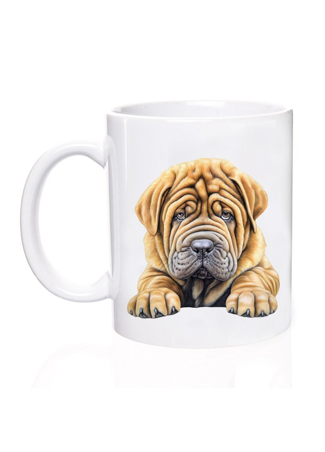 Чашка собака, 330 мл, Шарпей No Brand (301135263)