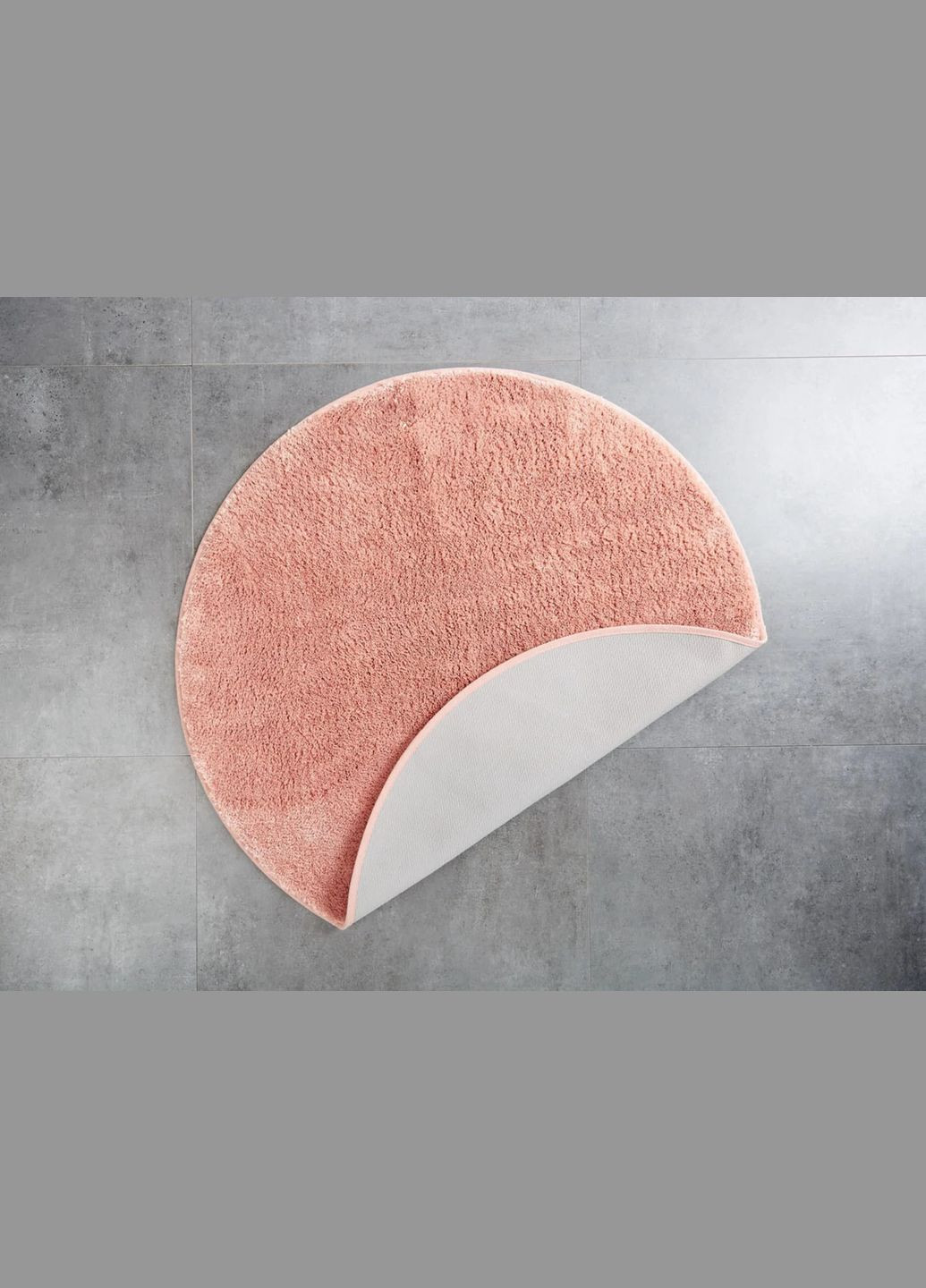 Килимок для ванної кімнати Ø 90 см, мікрофібра, коврик у ванну кімнату Livarno home (305577963)