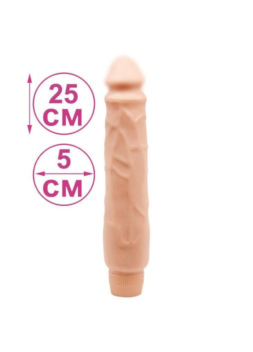 Вібратор реалістичний 25 см Vibrator Barbara Jack LyBaile (317748126)