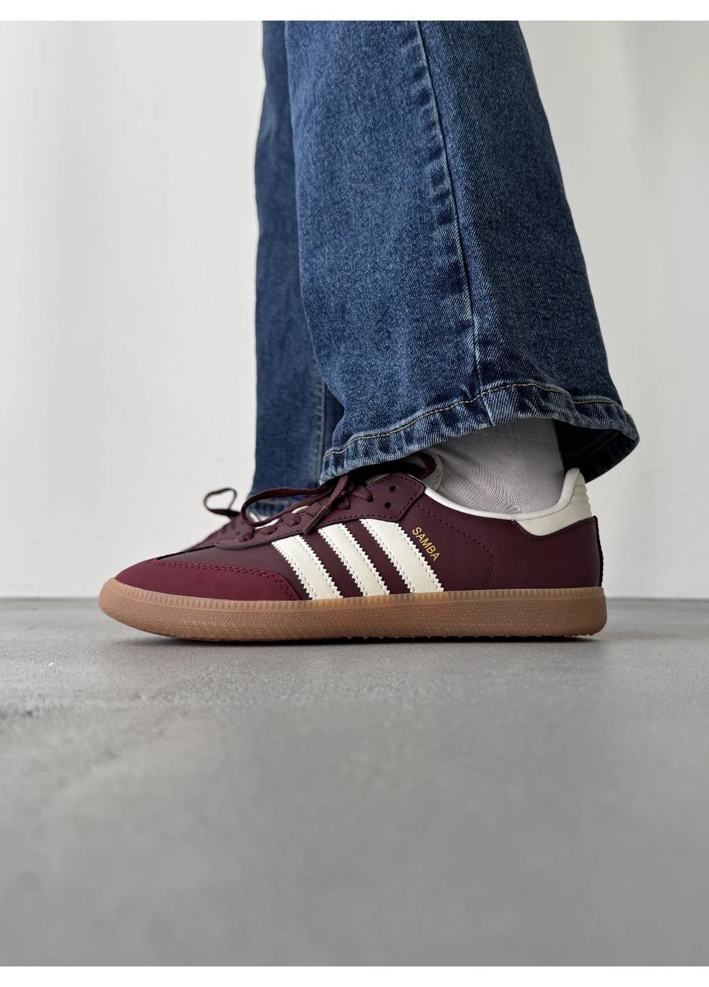 Цветные летние кроссовки adidas samba bordo адидас самба No Brand