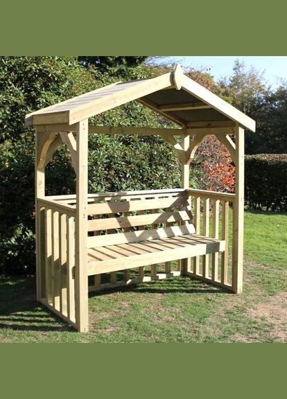 Пергола со скамейкой из дерева Анапит бланже (ПЕМ-002301) No Brand (328960485)