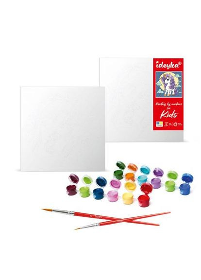 Картина по номерам "Великолепный тигренок" 25х25 см Ідейка (369787670)