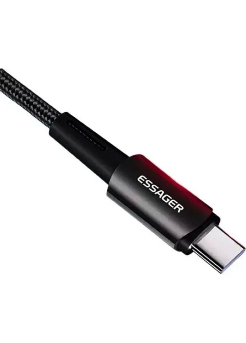 Кабель Sunset TypeC 6A USB Charging and Data Fully compatible cable 2m Black (EXCT-CGA01) Essager (300678871)