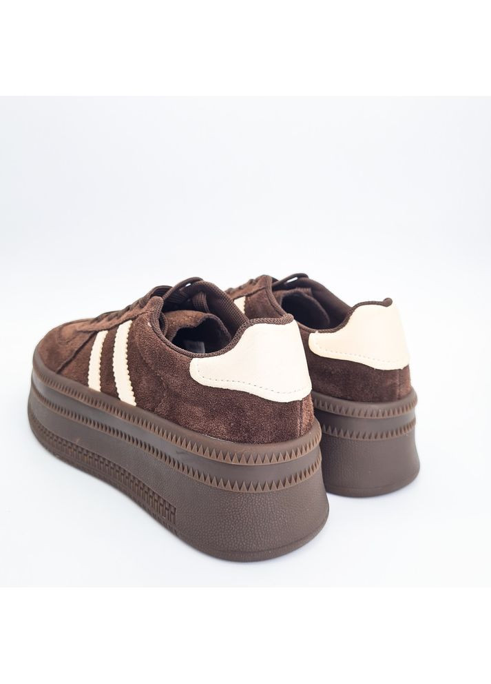 Кросівки (р) Замшa 0-1-1-AM-5826-2-19 Baderus темно-коричневі (359377069)