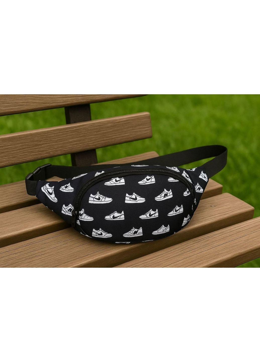 Спортивная бананка мужская - с принтом кроссовки No Brand (365761965)