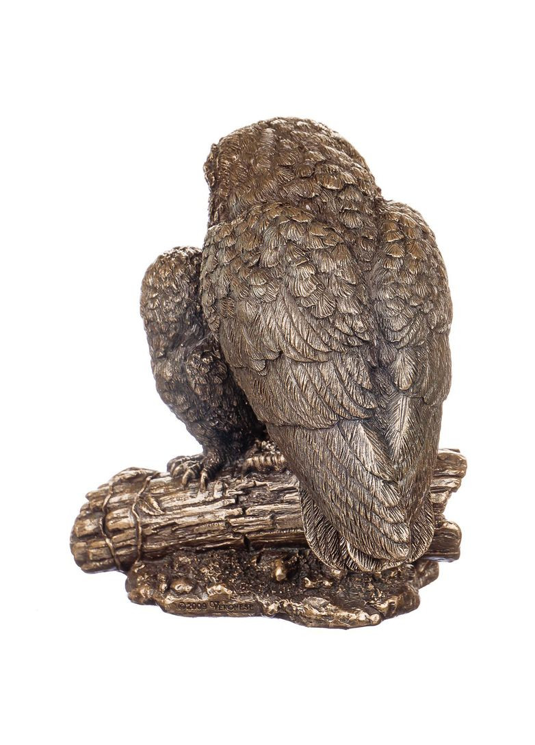 Статуэтка Сова с совенком символ мудрой матери 14 см 74523 бронзовое покрытие Veronese (346531781)