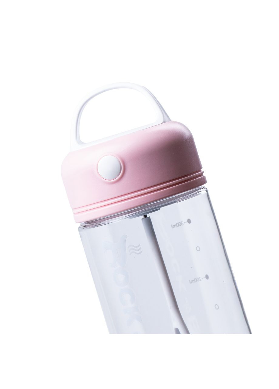 Бутылка-шейкером для воды 380 мл с ручкой Розовый Jooki (357205841)