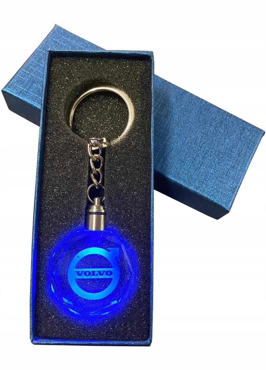 Брелок автомобільний на ключі Вольво авто брелок з логотипом Volvo з підсвічуванням (R051074) GF (316093780)
