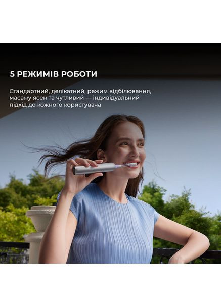 Електрична зубна щітка Fresh Pro Sliver (ATB15A-SIL) Mova (360409639)