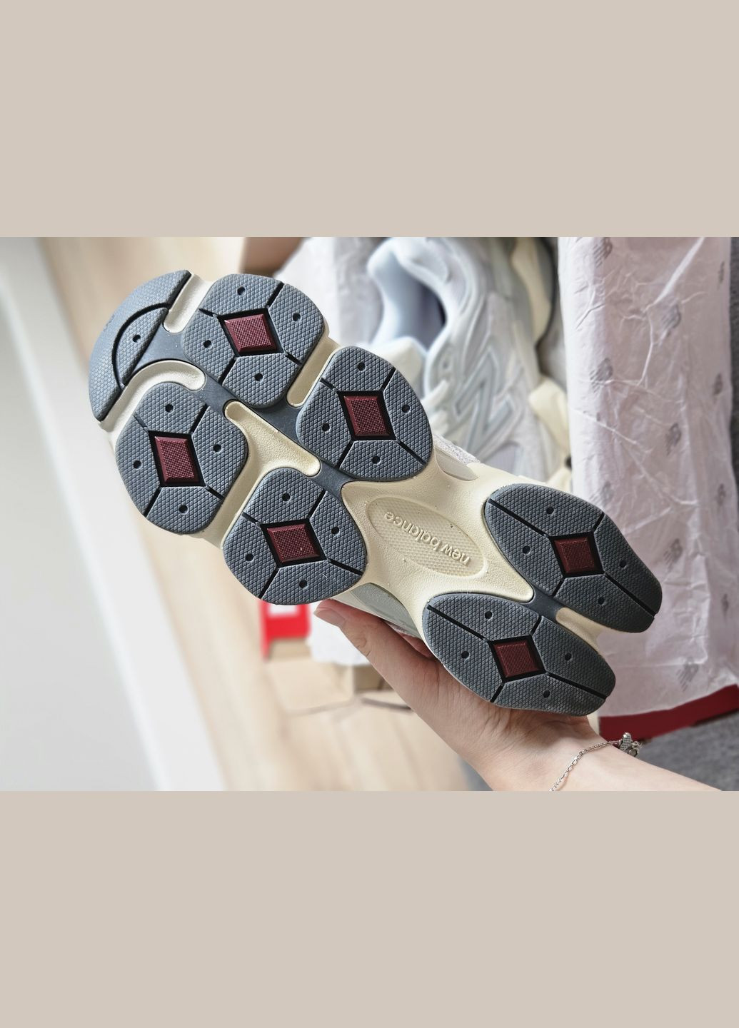 Кросівки жіночі і чоловічі New Balance 9060 grey \ Нью Беланс 9060 сірі No Brand сірі демісезони (302089761)