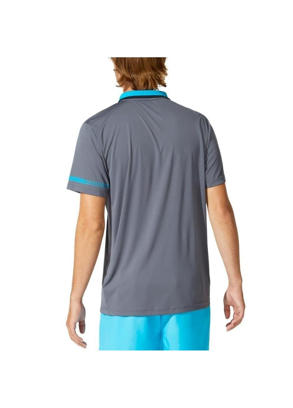 Сіра футболка чол. padel m polo shirt Asics