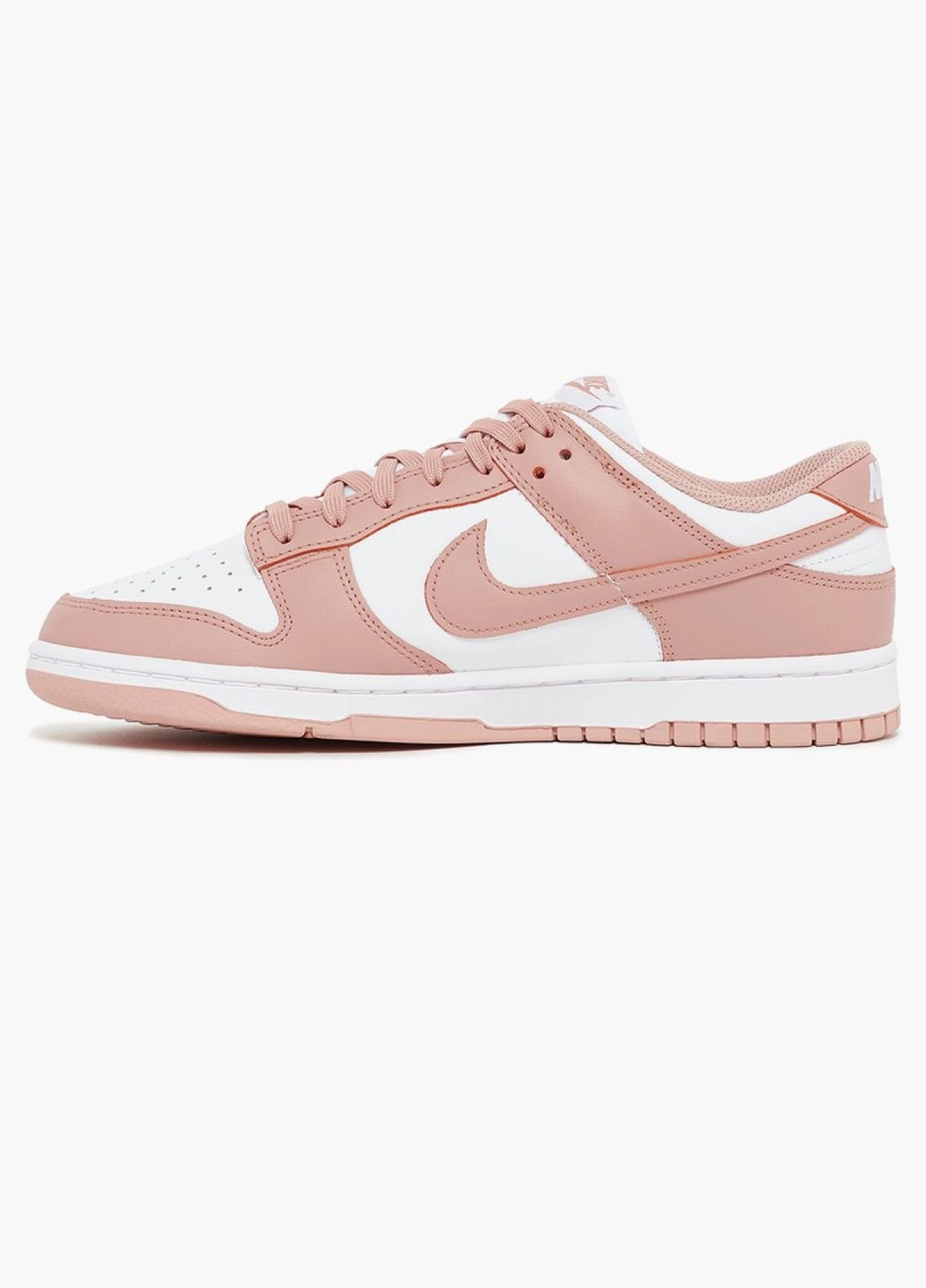 Кроссовки женские Dunk Low Rose Whisper White/Peach DD1503-118 Nike белые (335011518)