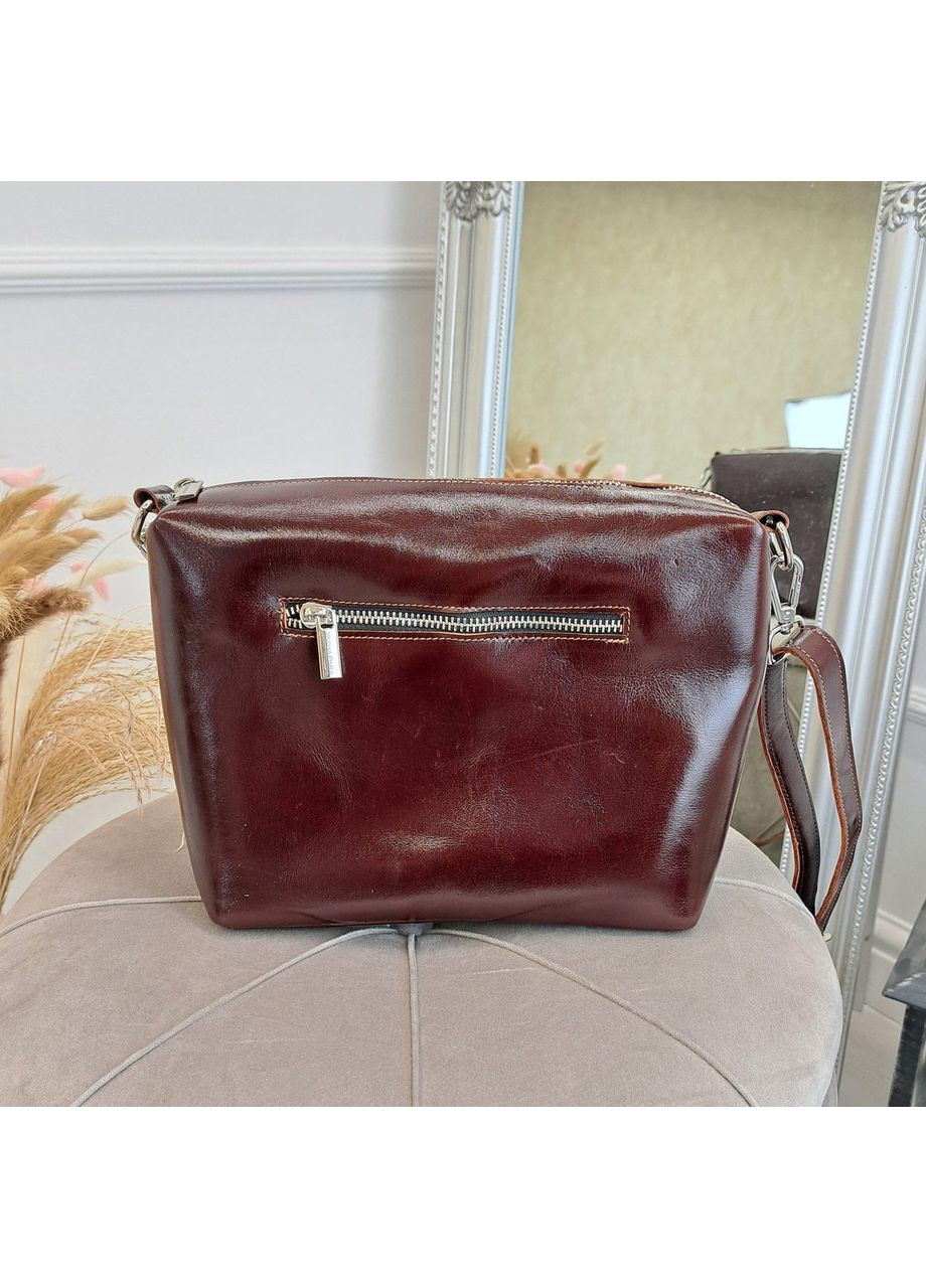 Сумка женская кожаная коричневая ТМ Vasha para (362355013)