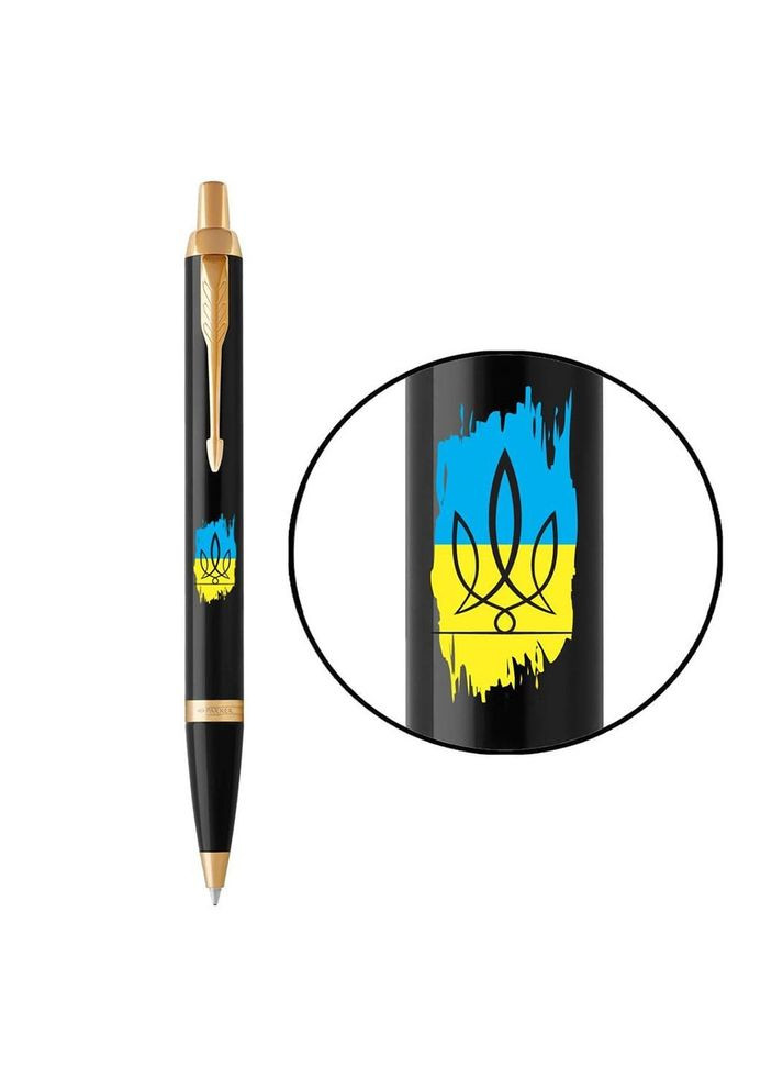 Набір IM 17 UKRAINE Black GT BP кулькова ручка + блокнот 22032b24_T1026u Parker (361448141)