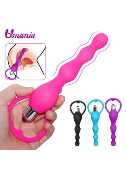 Вібратор Beans анальний кульки ялинка Чорний Lovetoy (303901803)