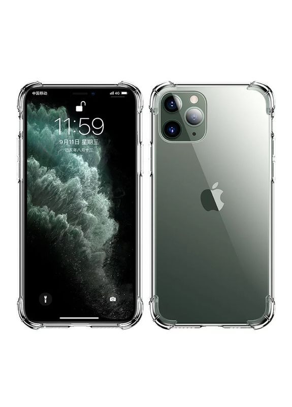 Чохол iPhone 12 прозорий силіконовий Foxconn (338830888)
