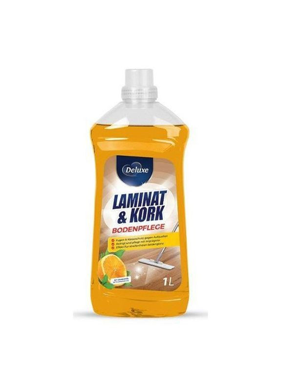 Средство для мытья ламината и деревянного пола Laminat & Kork Bodenpflege 1л Deluxe (337989527)