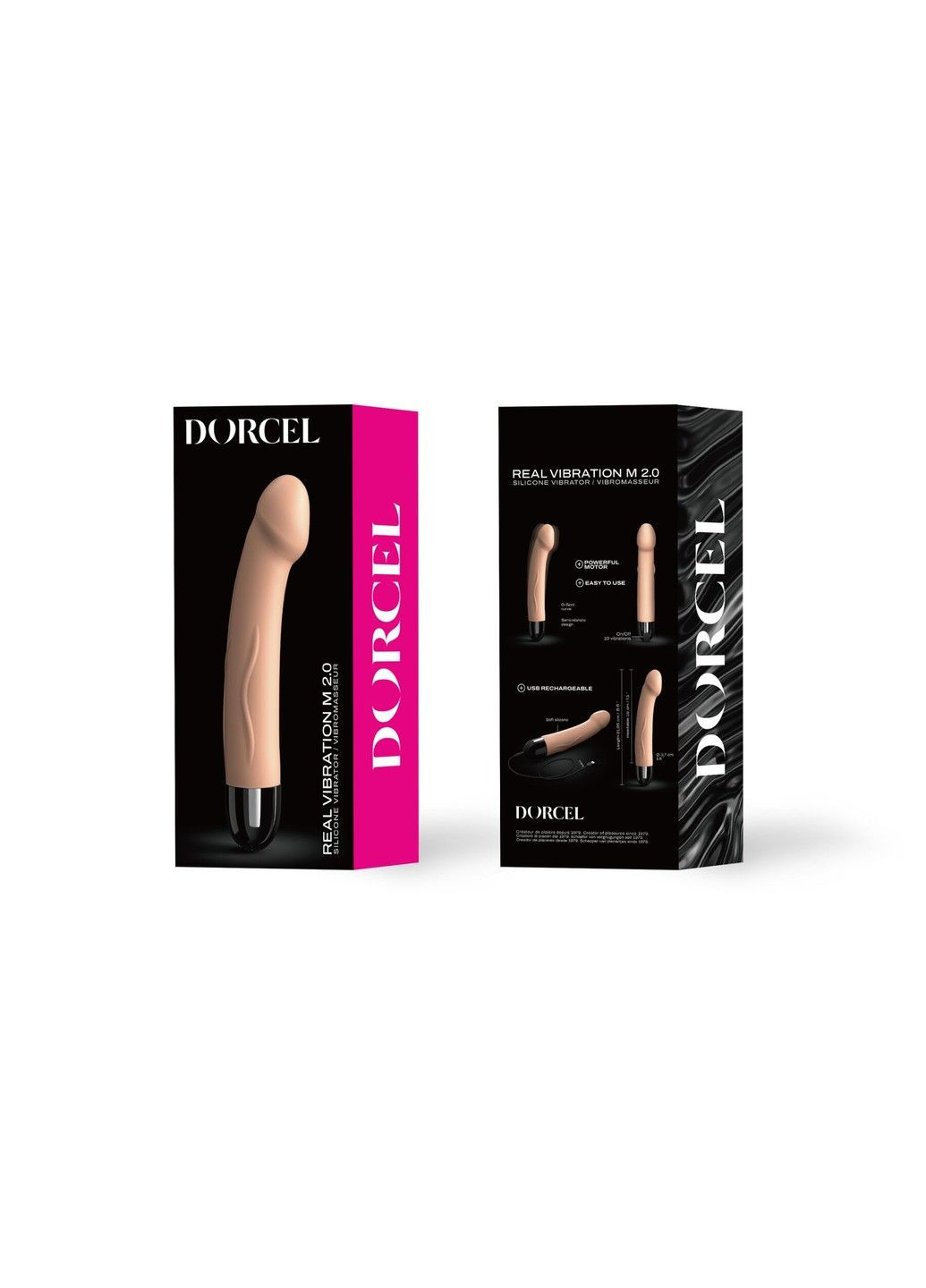 Вібратор точки G Real Vibration M Flesh 2.0 Dorcel (316252021)