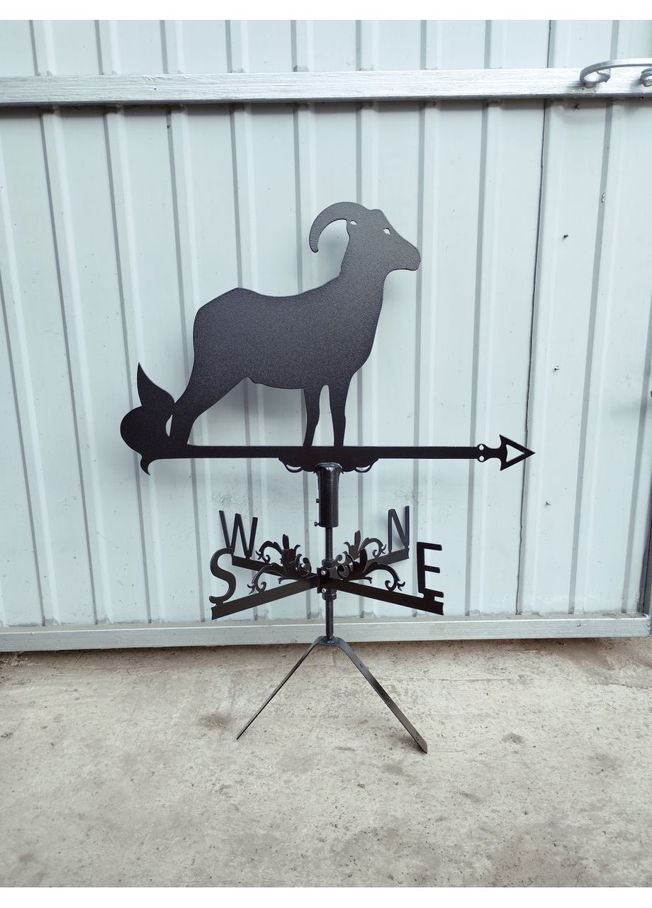 Флюгер на будинок Цап, флюгер на дах з металлу 2 мм. No Brand (368896397)