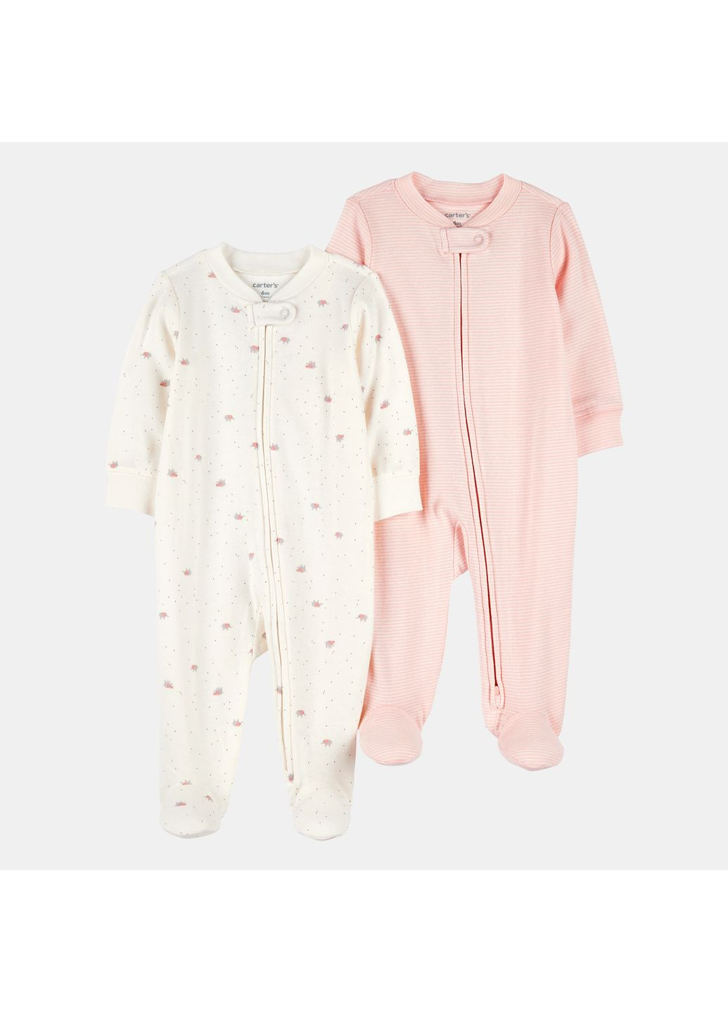 Комбінована демісезонна комплект чоловічків 2в1 для дівчинки 55-61 см (1s959810_3m) Carter's