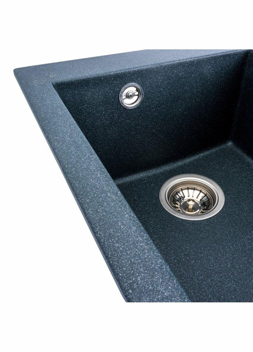 Гранітна мийка для кухні SOKIL 4150 матова Антрацит Valeso (342069479)