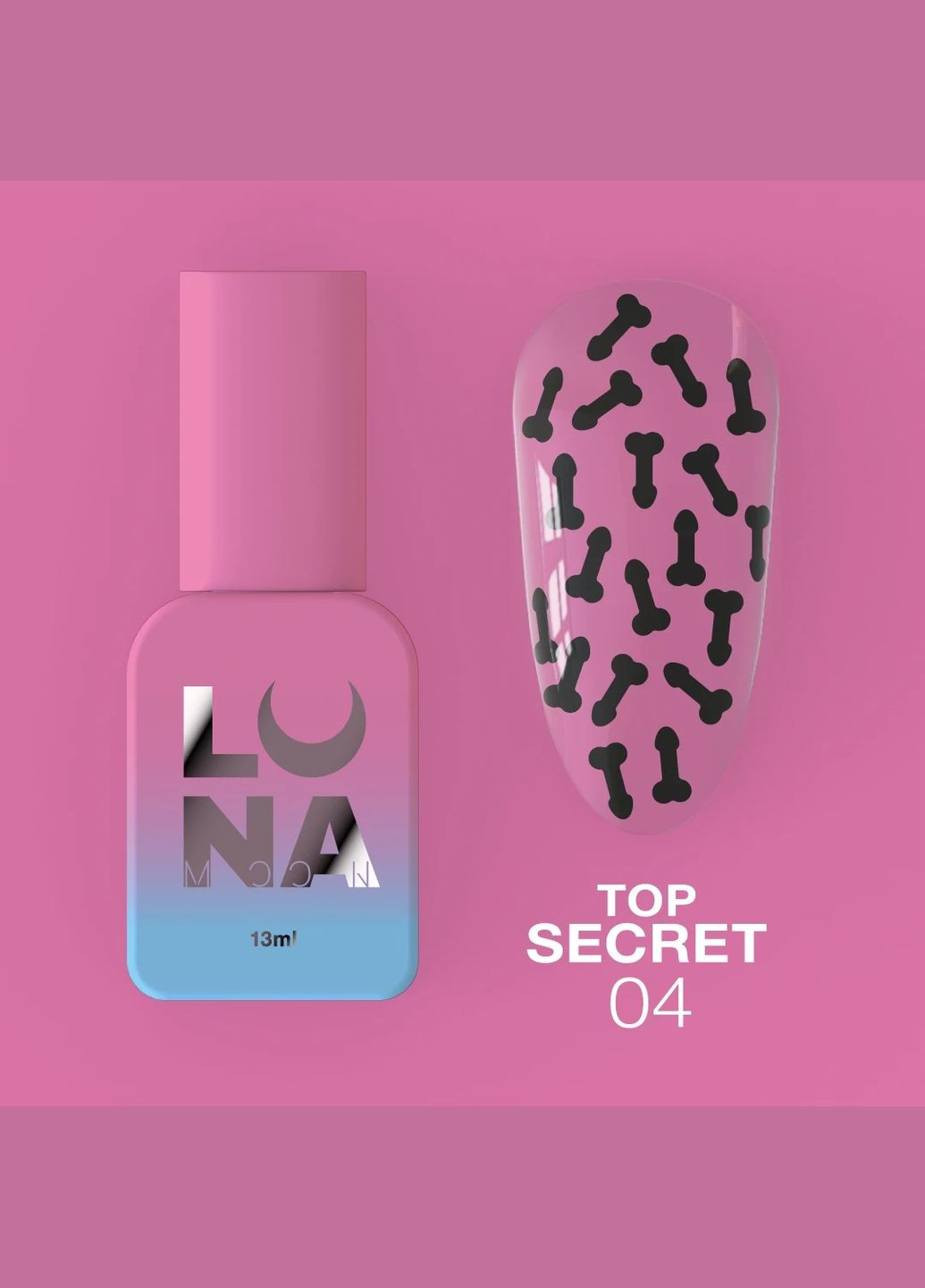 Топ для гель-лаку Top Secret №4, 13ml Luna (306547544)