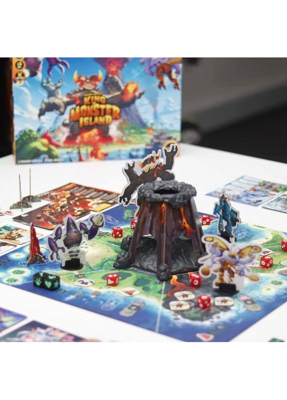 Настільна гра Володар Острову Монстрів (King Of Monster Island) (англ) ( ) Iello Games KMIE032023 (371647083)